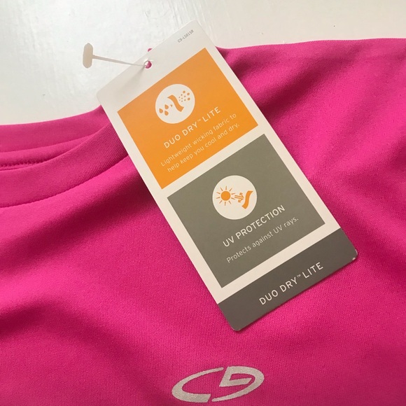 NWT Champion UV Protection Moisture-Wicking Athletic Shirt - Size M - Picture 2 of 2